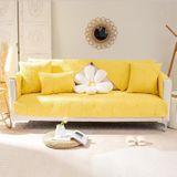 Vier seizoenen universele eenvoudige moderne antislip volledige dekking sofa cover  maat: 70x180cm (bananen blad geel)