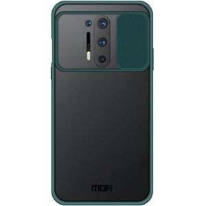 Voor OnePlus 8 Pro MOFI Xing Dun Series PC + TPU Anti-peep Waterproof and Anti-drop All-inclusive Protective Shell  Translucent Frosted(Green)