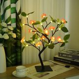 10LM 24 LED Peach Blossom Tree Lamp Interieur Decoratie Nachtlampje (warm licht)