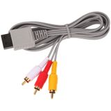 1.8 m component kabel audio video AV Composite 3 RCA-kabel voor de scherpste video belangrijkste 480p video-uitgang voor Nintendo Wii console