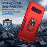 Voor Samsung Galaxy S10 + Pioneer Armor Heavy Duty PC + TPU Houder Phone Case