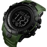 SKMEI 1475 Mannen Multifunctionele Sport Watch Studenten Outdoor Waterproof Digital Watch (ArmyGreen)