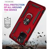 Voor Galaxy A91 / S10 Lite Shockproof TPU + PC Beschermhoes met 360 graden roterende houder (zwart)