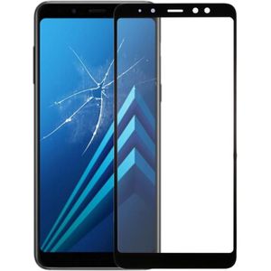 Voorscherm Buitenste glazen lens met OCA Optisch duidelijke lijm voor Samsung Galaxy A8 + / A730