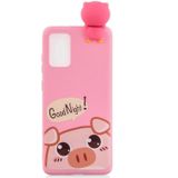 Voor Samsung Galaxy A73 5G Schokbestendig Cartoon TPU-telefooncase (schattig varken)