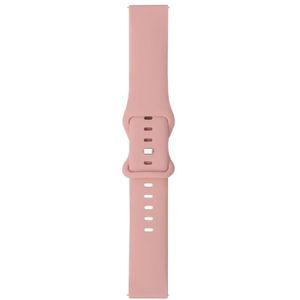 Voor Garmin VivoActive 3 8-gesp Silicone vervangende band horlogeband (roze zand)