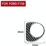 Auto Carbon Fiber Ontstekingsschakelaar Decoratieve Sticker voor Ford F150 2017-2020  Links en Right Drive Universal