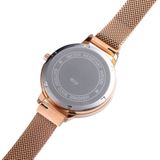 Skmei 9212 Fashion Lady Quartz Watch Student Vrouwelijke Temperament Waterdichte Magnetische Zuignet Riem Horloge (Wit)
