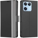 For OnePlus Ace Racing Twill Texture Side Button Leather Phone Case(Black)