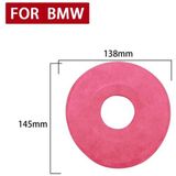 Auto Suede Wrap Stuurwiel Decoratieve Sticker voor BMW F Chassis  Left Drive (Pink)