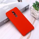 Effen kleur Liquid silicone dropproof beschermende case voor Xiaomi Redmi K20/K20 Pro/mi 9T/mi 9T Pro (rood)