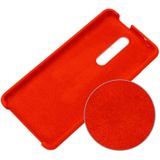 Effen kleur Liquid silicone dropproof beschermende case voor Xiaomi Redmi K20/K20 Pro/mi 9T/mi 9T Pro (rood)