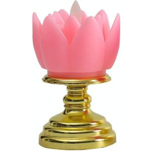 LED elektronische kaars Lotus Lamp Boeddha die lichtsimulatie Swing decoratieve verlichting aanbiedt