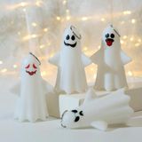 3PCS Halloween Decoratie Kinderen Draagbare Ghost Pompoen Nachtlampje (B Type)
