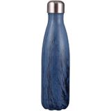 Thermische beker vacum kolf warmte waterfles draagbare RVS sport ketel (Deep Blue)