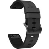 Voor Garmin Forerunner 955 22mm lederen stalen gesp horlogeband