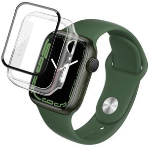 IMAK PC CASE met gehard glasfilm voor Apple Watch Series 7 45 mm