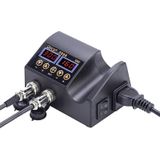 Hot Air Desoldering Station Dual Digital Display Twee in n temperatuurregeling Elektrische soldeerijzeren soldeerstation  EU-plug