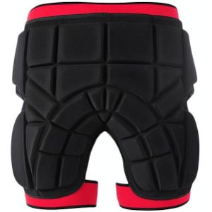 SULAITE Roller Skating Beschermende uitrusting Vissen broek Outdoor Sports Drop Luierbroek beschermende kleding  grootte: L (Zwart)