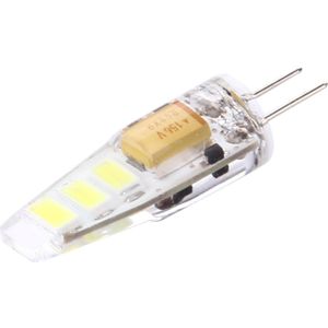 G4 2W 100LM mas lamp  6 LED SMD 5730 Silicone  DC 12V(White Light)