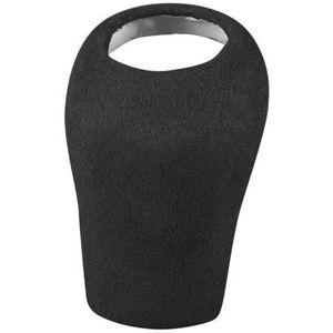 Auto Suede Wrap Touch Handgreep Cover voor MERCEDES-BENZ A-Klasse / C-Klasse / E-Klasse / GLK / CLS  Links en Right Drive Universal (Black Grey)