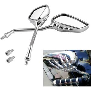 MB-MR011 motorfiets gemodificeerde universele ABS skelet hand achteruitkijkspiegel set