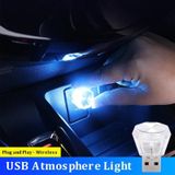 Auto Diamond Model USB Omgevingslicht Gratis Plug & Play LED Decoratieve Verlichting (Wit Licht)