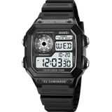 SKMEI 1998 transparante shell ijssensor buitensporten waterdicht multifunctioneel horloge