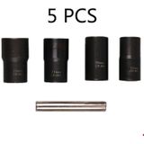 5 in 1 antisliphoes set chroom-molybdeen stalen moer demontage tool schuiftandmoer