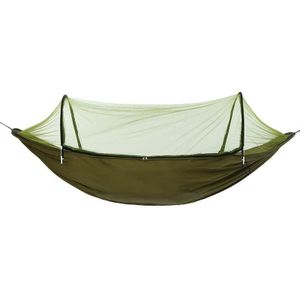 Outdoor Camping Anti-Mosquito Quick-Opening Hangmat  Spec: Single (Army Green)