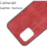 Voor Xiaomi Mi 10 Lite Shockproof Naaikoe Patroon Skin PC + PU + TPU Case(Rood)
