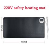 220V elektrische hete plaat schrijven bureau warme tafel mat deken Office muis verwarming warme computer hand warmer bureaublad verwarmingsplaat  kleur: zwart klein formaat