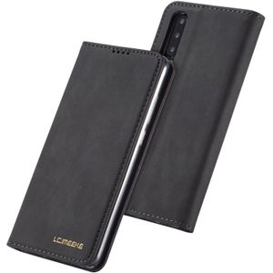 Voor Huawei P30 LC. IMEEKE LC-002 Series Skin Hand Feeling PU + TPU Horizontal Flip Leather Case with Holder & Card Slot & Wallet(Black)