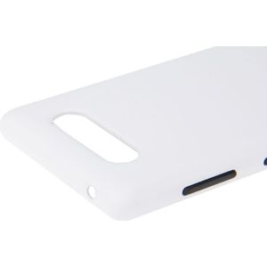 Effen kleur NFC batterij terug dekking voor Nokia Lumia 820(White)