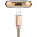 RQW-18S 8-pins 128GB multi-functionele flashschijf met USB / Micro USB naar Micro USB-kabel  voor iPhone X / iPhone 8 & 8 Plus / iPhone 7 & 7 Plus / iPhone 6 & 6s & 6 & 6s Plus / iPad(Gold)