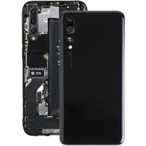 Batterij terug te dekken met camera lens voor Huawei P20 Pro (zwart)