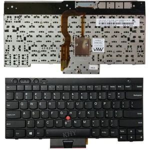 Amerikaanse versie Engels Laptop toetsenbord met wijzen stokken voor Lenovo IBM Thinkpad L430 / T430 / T430i / T430S  Teclado 04 X 1315 / 04 X 1201 / 04 X 1277 / 0C 01997