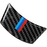 5 in 1 Car Carbon Fiber Tricolor Stuurwiel Knop Decoratieve Sticker voor BMW 5 Serie E60 2004-2010  Links en Rechts Drive Universal