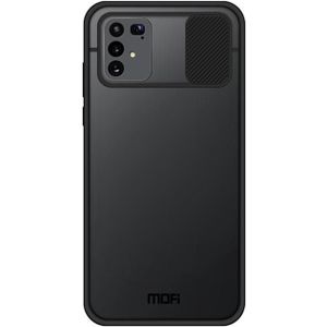 Voor Samsung Galaxy S10 Lite MOFI Xing Dun Series PC + TPU Anti-peep Waterproof and Anti-drop All-inclusive Protective Shell  Translucent Frosted(Black)