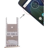 SIM-kaart lade + micro SD-kaart lade voor Motorola Moto G5 plus (goud)