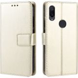 Crazy Horse textuur horizontale Flip lederen case voor Xiaomi Redmi Note 7  met houder & kaartsleuven & portemonnee & Lanyard (goud)