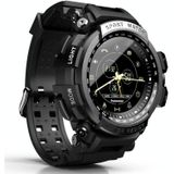 Lokmat MK28 1 4 inch FSTN-scherm IP68 waterdicht slim horloge  ondersteuning informatie herinnering / externe camera / sport record (zwart)