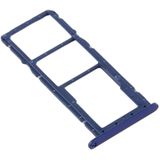 SIM-kaarttray + SIM-kaarttray + Micro SD-kaartlade voor Huawei Y6 (2019) (Blauw)