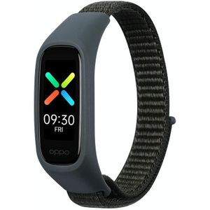 Voor Oppo Watch Nylon Vervanging Strap Horlogeband (Leger Groen)
