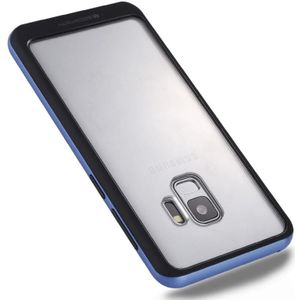 GOOSPERY nieuwe Bumper X voor Galaxy S9 PC + TPU schokbestendige harde beschermende back cover (blauw)