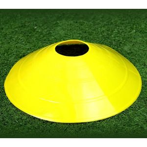 10 PCS Voetbal Training Sign Disc Sign Cone Obstacle Football Training Equipment (Geel)