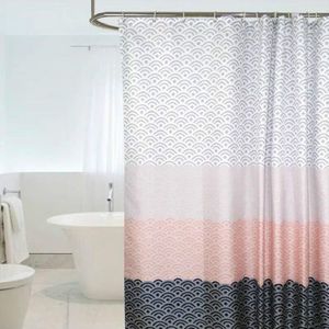 Geometrische douche gordijn waterdicht Bad badkamer gordijn  grootte: met 100 x hoogte 200cm