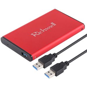 Richwell SATA R2-SATA-2 TB 2TB 2TB 2 5 inch USB3.0 Super Speed Interface Mobiele harde schijf (rood)