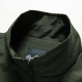 Mannen Mouwloze Stand Collar Loose Vest Multi-pockets Vest (Kleur:Army Green Size:XXXL)