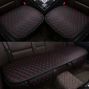 Autostoel kussen Universele Eenvoudige Stoelhoes Anti-slip Mat Auto Accessoires (Zwart Rood)